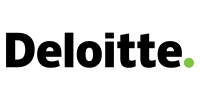 Deloitte logo with simple black text.